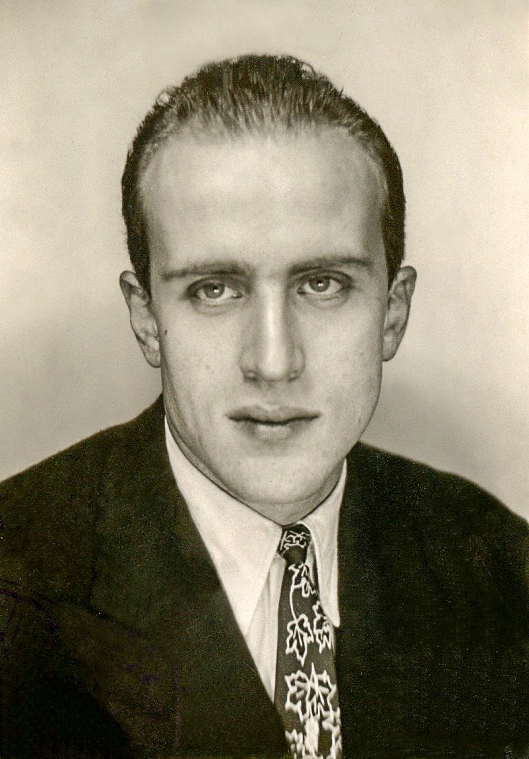 Boris Vian, photographed in Paris, 1948.